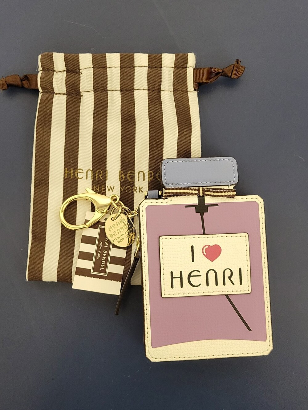 Henri Bendel 'I Heart Henri' Perfume Bottle Coin Purse